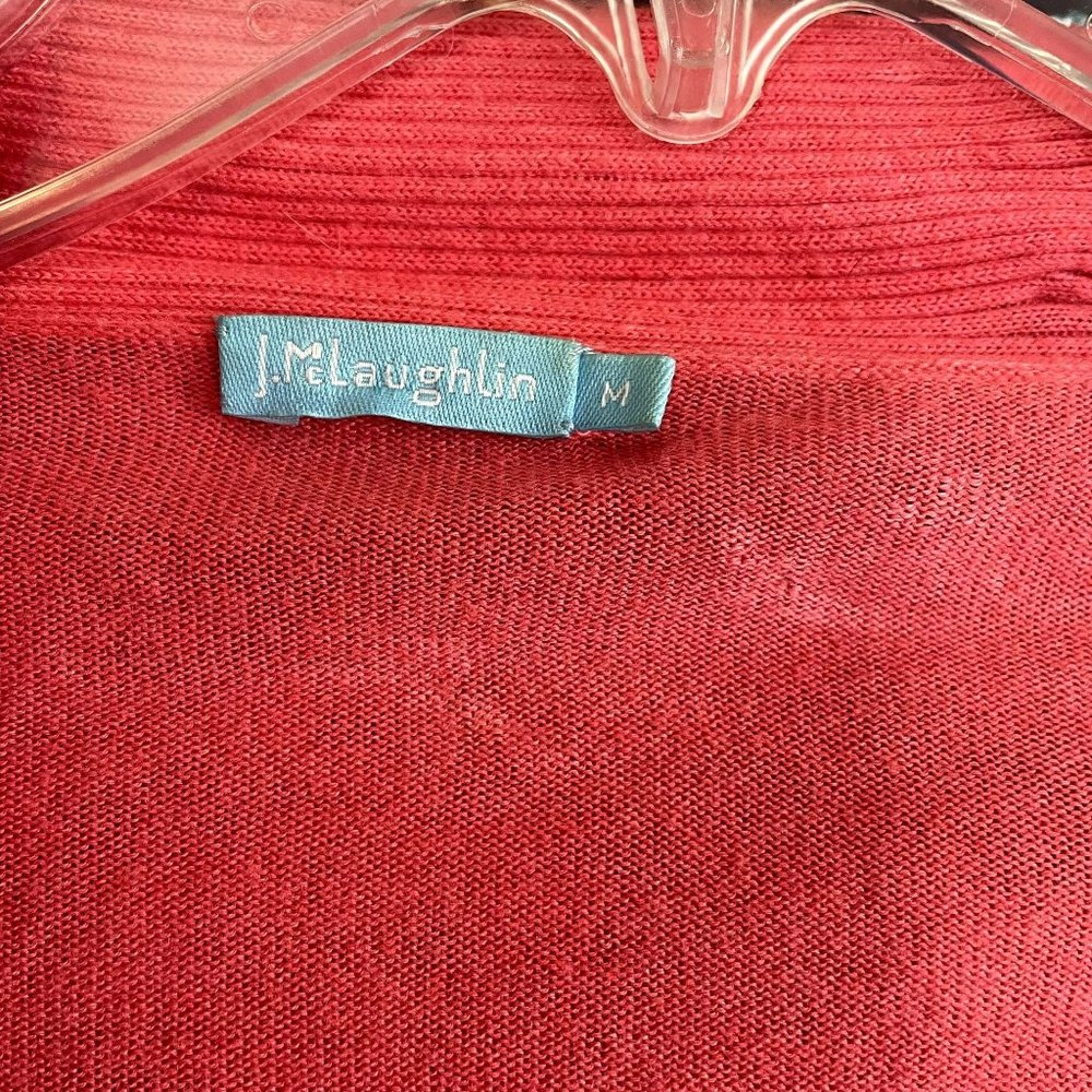 J. Mclaughlin Open Front Cardigan Sweater Size Me… - image 4